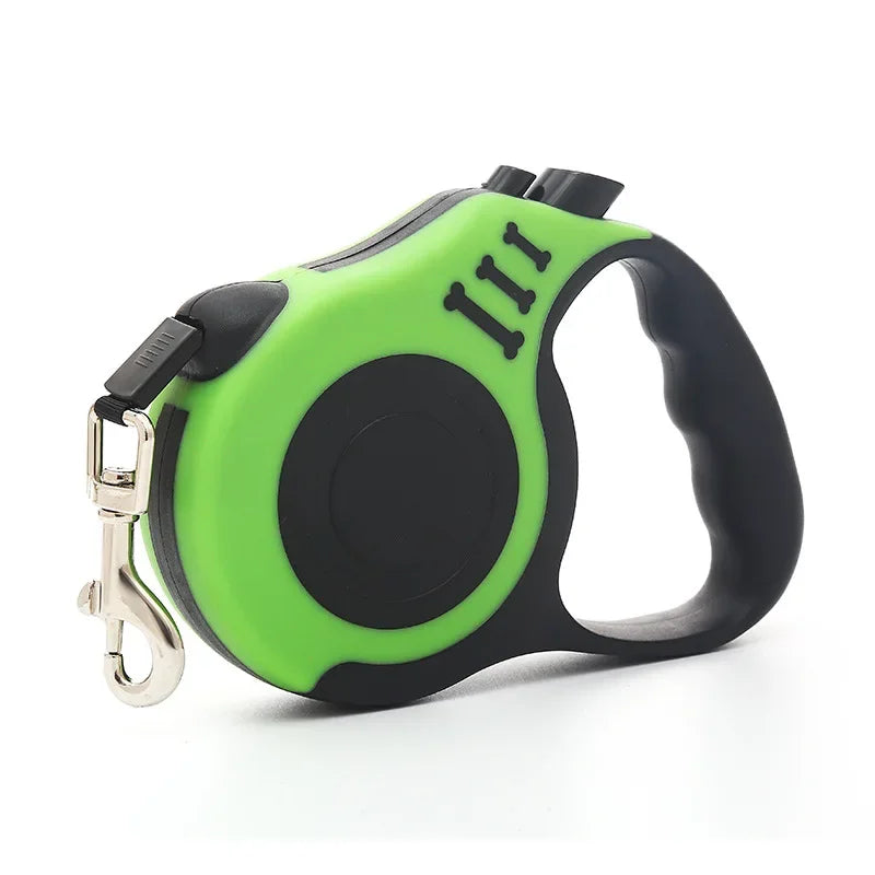 Laisse Rétractable Automatique pour Chien – 3M ou 5M, Frein et Blocage Sécurisé