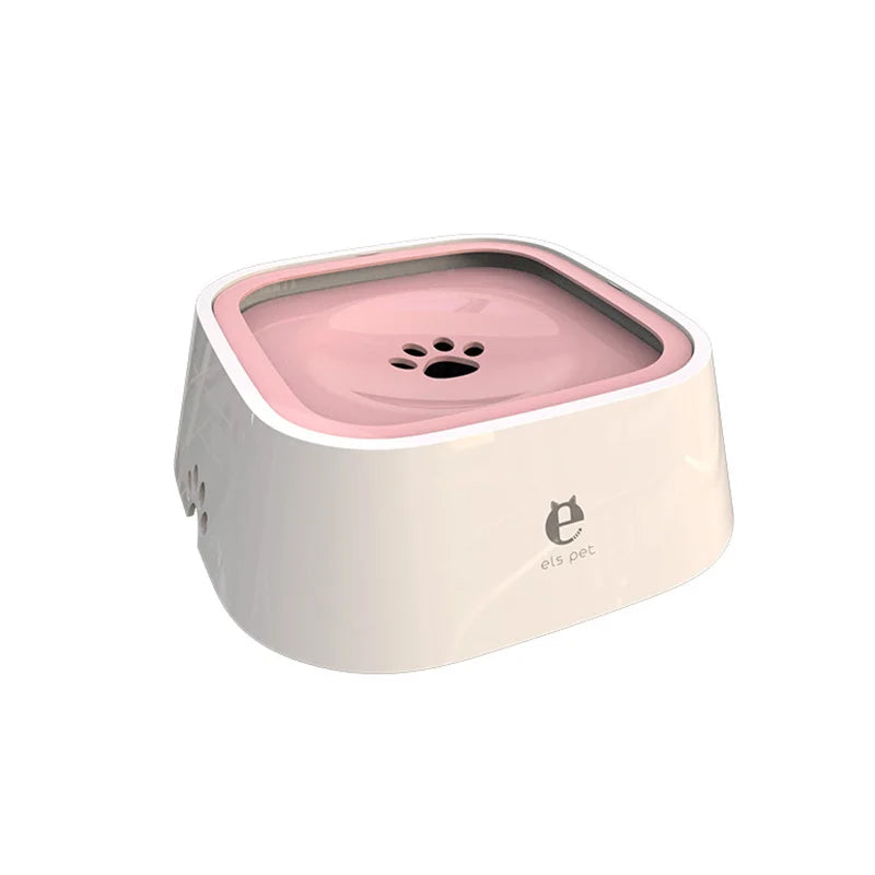 Bol d'Eau Flottant Anti-Débordement pour Chien et Chat
