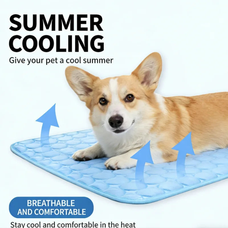 Tapis Rafraîchissant pour Chien et Chat – Grand Format, 6 Tailles