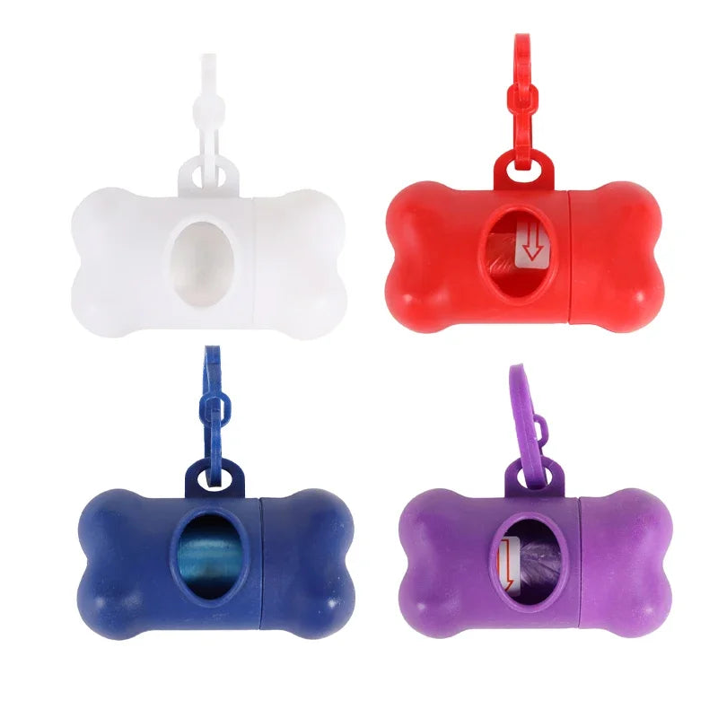 Distributeur de sacs à crottes en forme d'os pour chien | Maison KJ Prisca