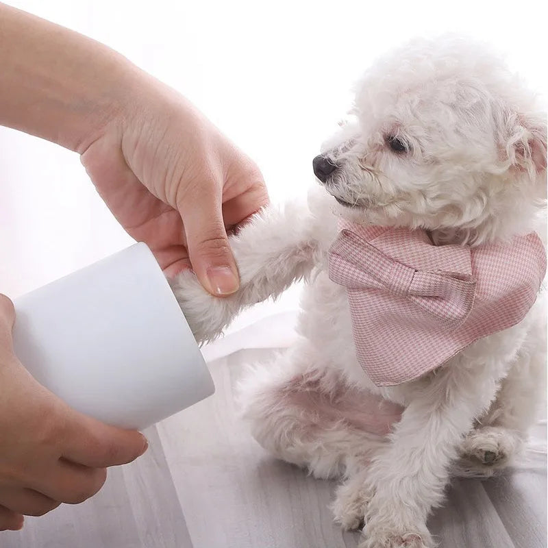 Nettoyeur de Pattes pour Chien et Chat – Gobelet Silicone Souple, 2 Tailles