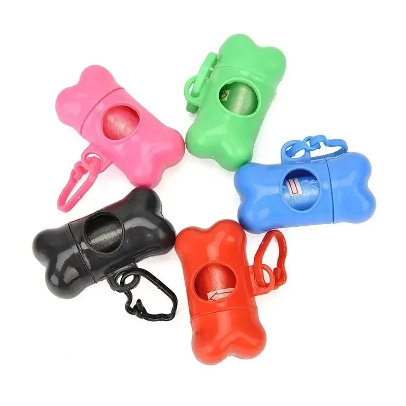 Distributeur de sacs à crottes en forme d'os pour chien | Maison KJ Prisca
