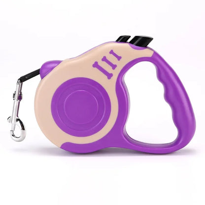 Laisse Rétractable Automatique pour Chien – 3M ou 5M, Frein et Blocage Sécurisé