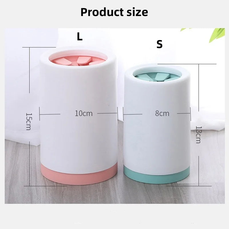 Nettoyeur de Pattes pour Chien et Chat – Gobelet Silicone Souple, 2 Tailles