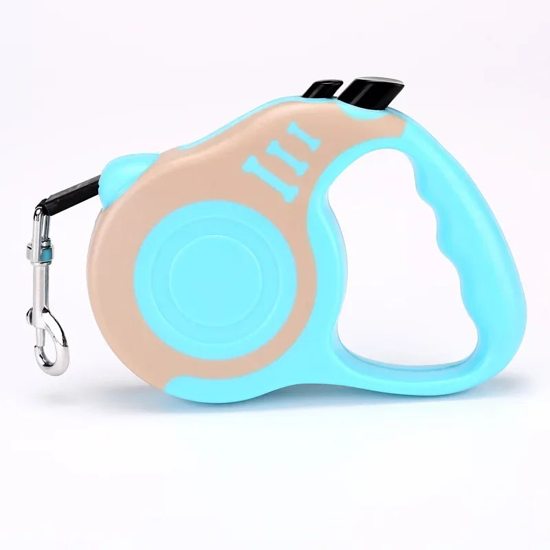 Laisse Rétractable Automatique pour Chien – 3M ou 5M, Frein et Blocage Sécurisé