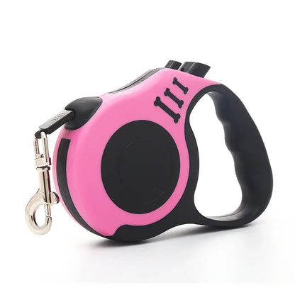 Laisse Rétractable Automatique pour Chien – 3M ou 5M, Frein et Blocage Sécurisé