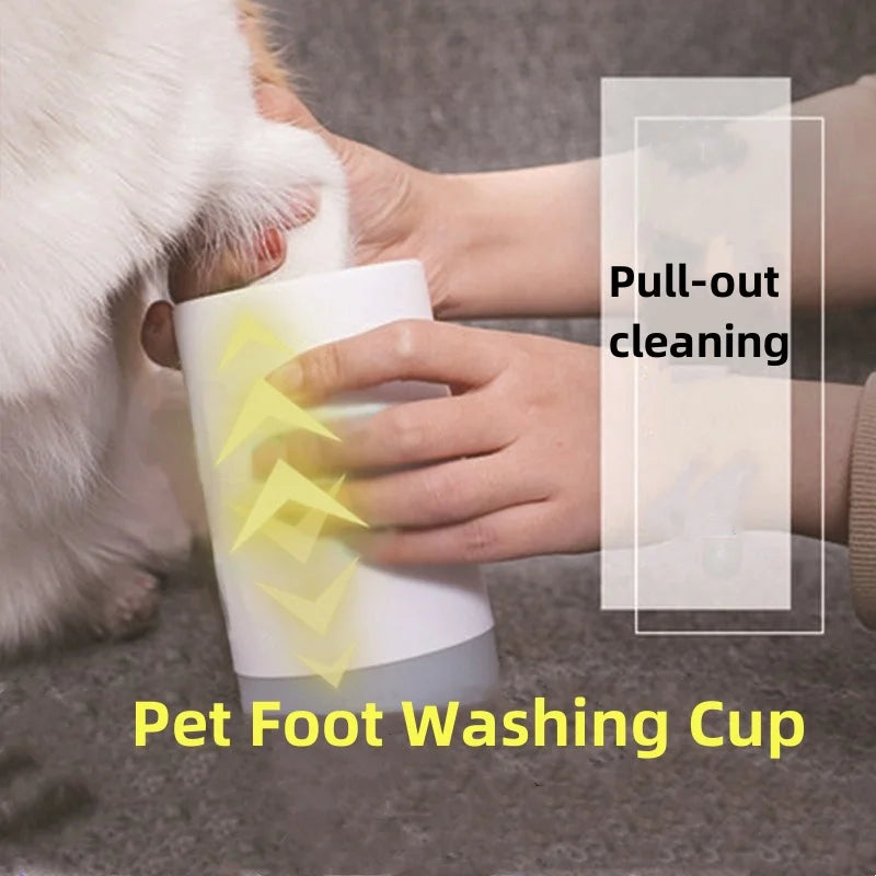 Nettoyeur de Pattes pour Chien et Chat – Gobelet Silicone Souple, 2 Tailles