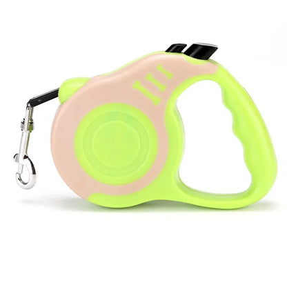 Laisse Rétractable Automatique pour Chien – 3M ou 5M, Frein et Blocage Sécurisé