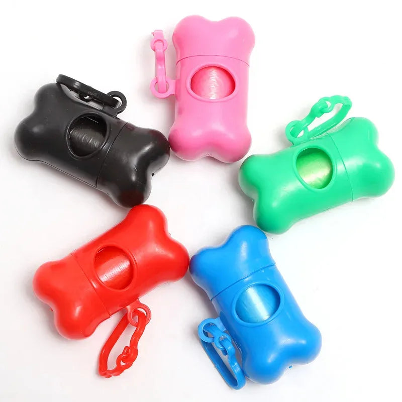 Distributeur de sacs à crottes en forme d'os pour chien | Maison KJ Prisca