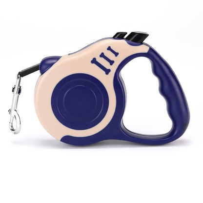 Laisse Rétractable Automatique pour Chien – 3M ou 5M, Frein et Blocage Sécurisé