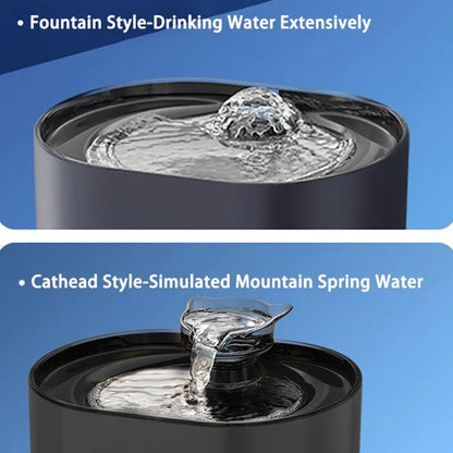 Fontaine à Eau Électrique pour Chat et Chien – Filtration USB, Fonctionnement Silencieux