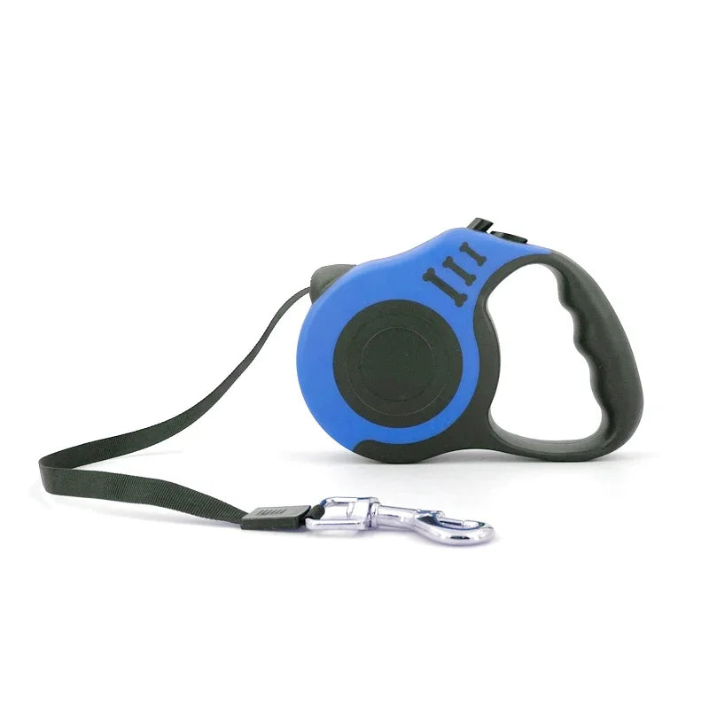 Laisse Rétractable Automatique pour Chien – 3M ou 5M, Frein et Blocage Sécurisé