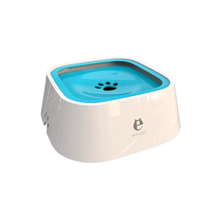 Bol d'Eau Flottant Anti-Débordement pour Chien et Chat